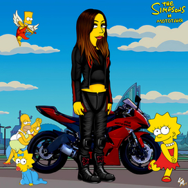 MOTO TANYA & SIMPSONS 