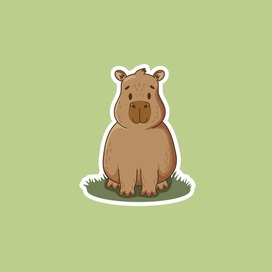 Sweet capybara 