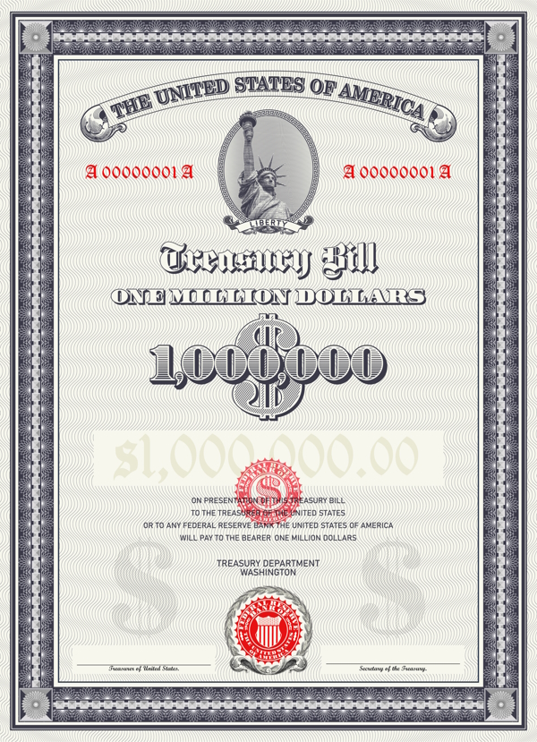 Vector security million us dollars. 1000000