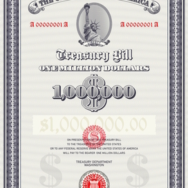 Vector security million us dollars. 1000000