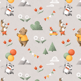 A pattern for a small family store of children's goods