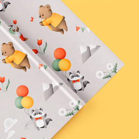 A pattern for a small family store of children's goods