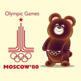 Olympic Games 1980 Misha