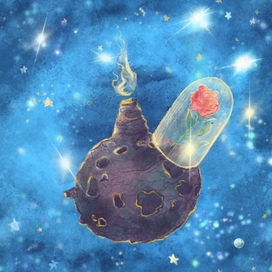 The Rose and the Little Prince's Planet