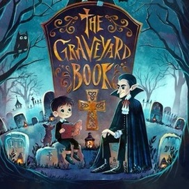 Book Cover of The Graveyard Book