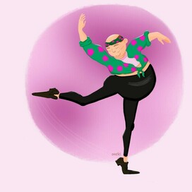 Illustration for a dance studio