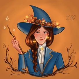 Autumn Witch Character Design