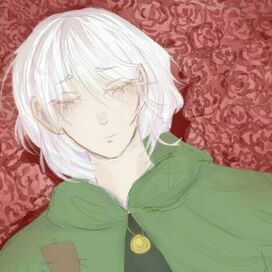 An albino lost in thought