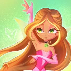 Фанарт Winx Club Флора