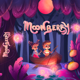 moonberry cover book illustration