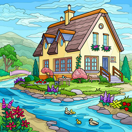 House by the river