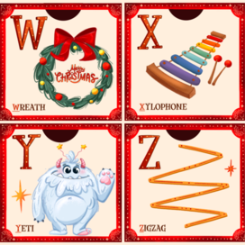 christmas alphabet adventure kids