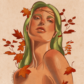 Girl. Autumn