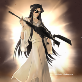 Xie Lian with the gun