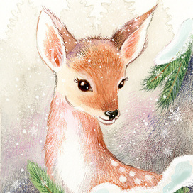 The fawn in the forest