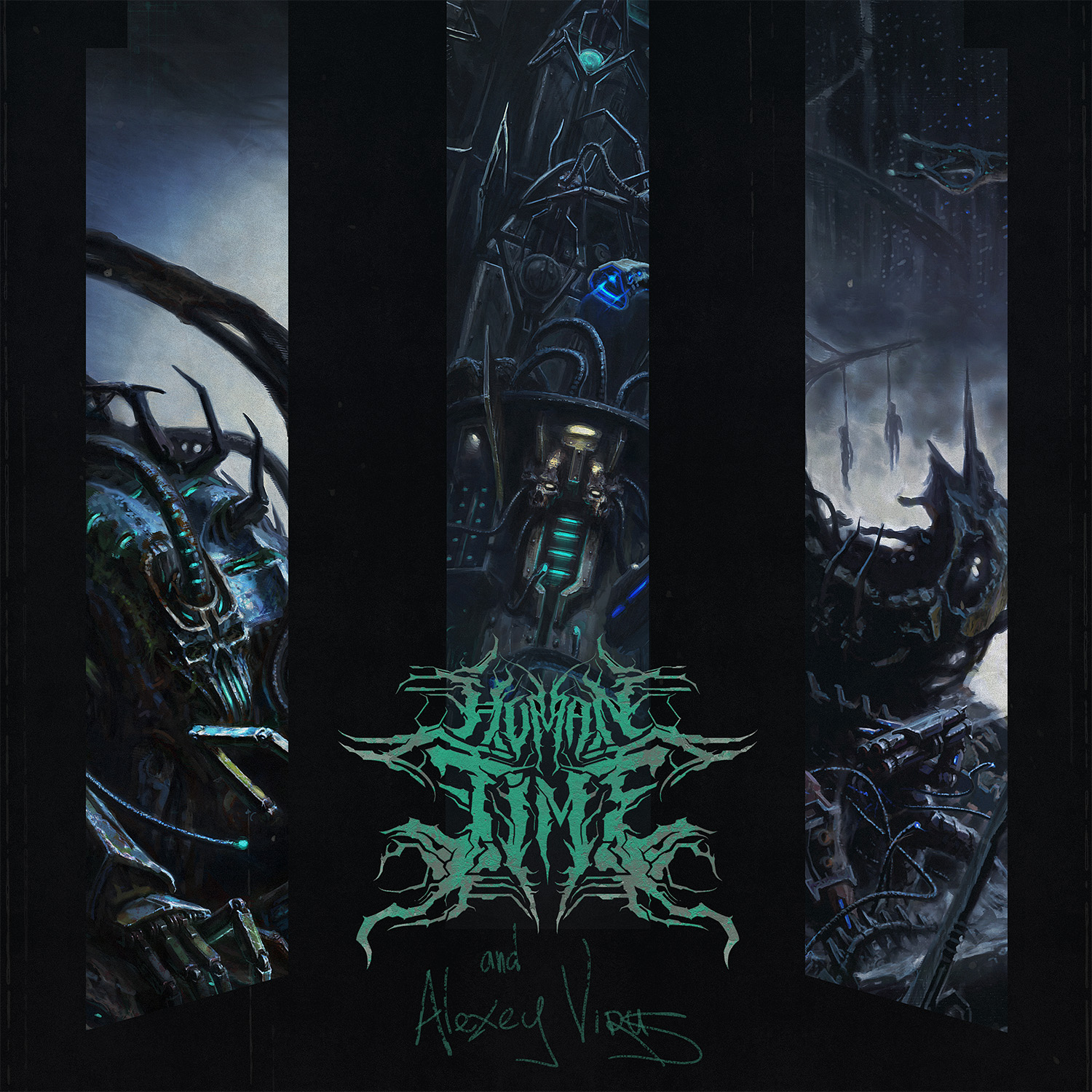 Grimdark Cyberpunk in the upcoming release of the band "Human Time"⁠⁠