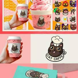 Development of corporate identity for a coffee house 