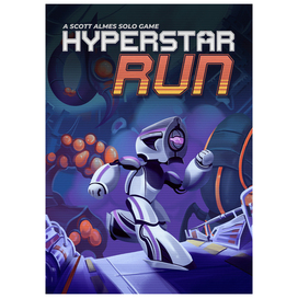 The main cover for the game “Hyperstar Run” with lettering