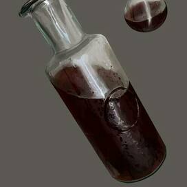 the bottle of