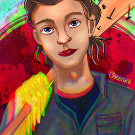 Portrait on canvas