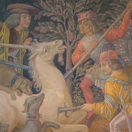 MAD HUNT (fragment of the painting)