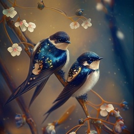 Swallows of happiness 