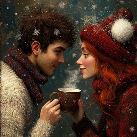 Drinking tea