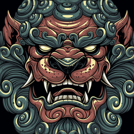 Irezumi Fu Dog