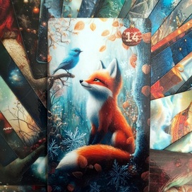 The fox, tarot Lenormand 