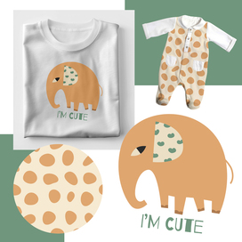 Cute elephant