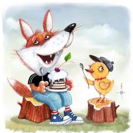 Fox and the Chicken