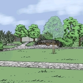 Visualization of a landscape project