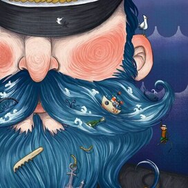 captain's mustache