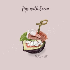 Закуска Инжир с беконом