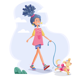 Happy walk