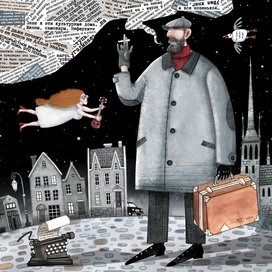 Sergei Dovlatov "Compromise". Illustration