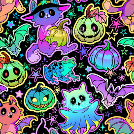 Halloween and cats