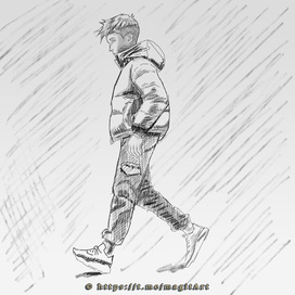 Boy in motion dynamics