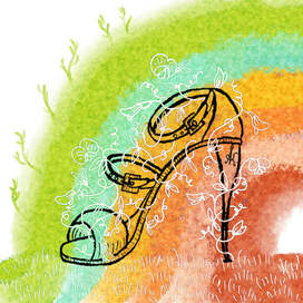 High Heels and Flower