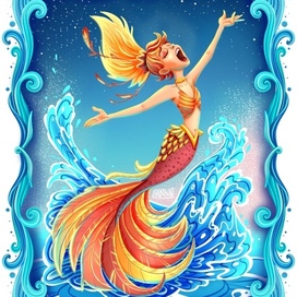 Firebird mermaid