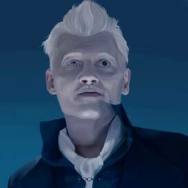 Portrait of Grindelwald from Fantastic Beasts