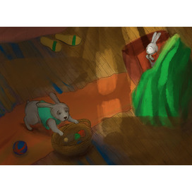 an illustration of the adventures of Bunny Bun-Bun.