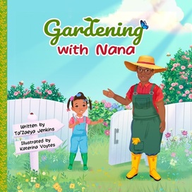 Cover design for children's book "Gardening with Nana"