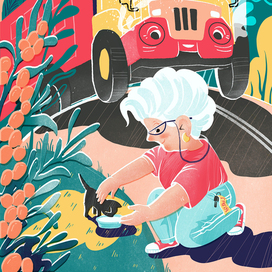 моя бабушка водит грузовик