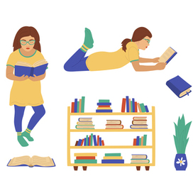 Чтение книг