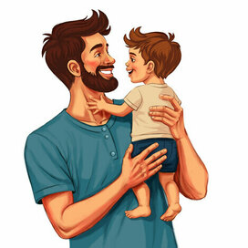 Father and son