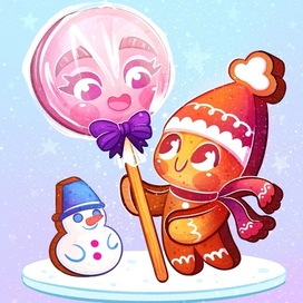 Gingerbread and candy