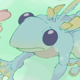 Strange frog
