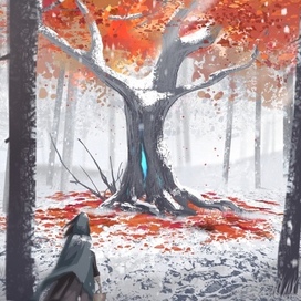 In the winter forest