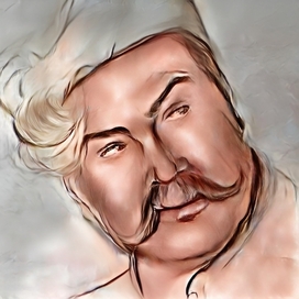 Face of man